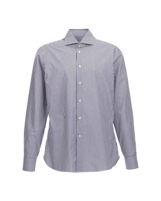Borriello Blue Casual Shirts for men