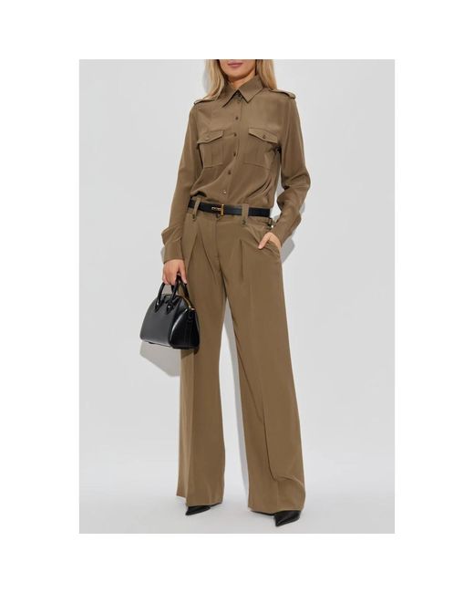 Tom Ford Natural Wide Trousers
