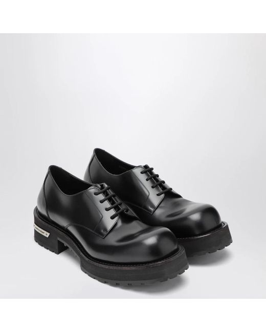Balenciaga Black Laced Shoes for men