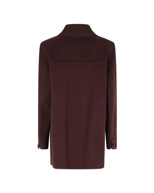 Max Mara Brown Single-Breasted Coats