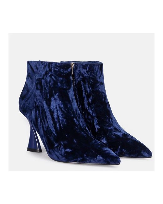 Jeannot Blue Heeled Boots