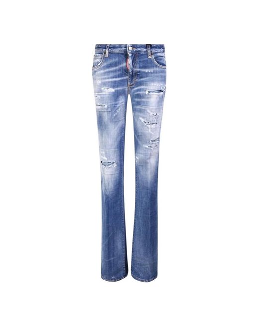 DSquared² Blue Boot-Cut Jeans