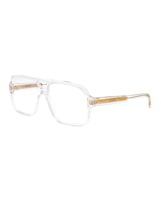 Carrera White Glasses