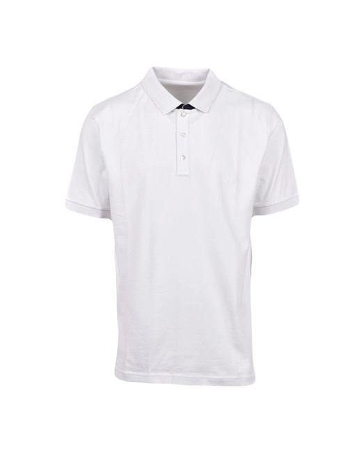 Fay White Polo Shirts for men