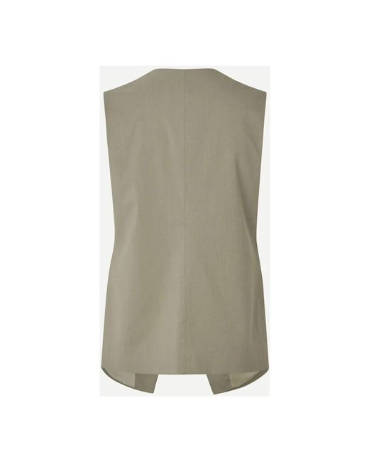 Vests Samsøe & Samsøe en coloris Green