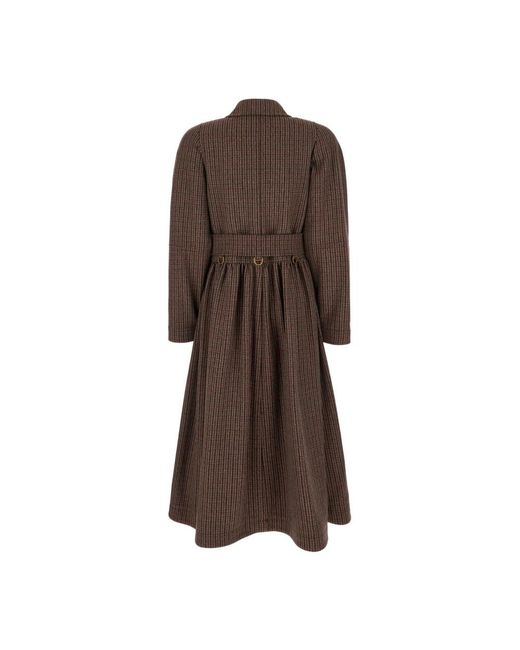 Chloé Double-Breasted Jas in het Brown