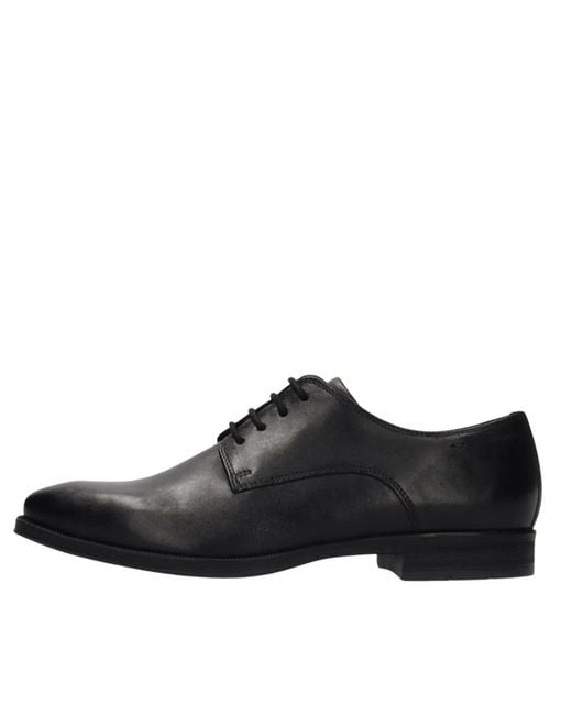 Salamander Black Dress Shoes for men