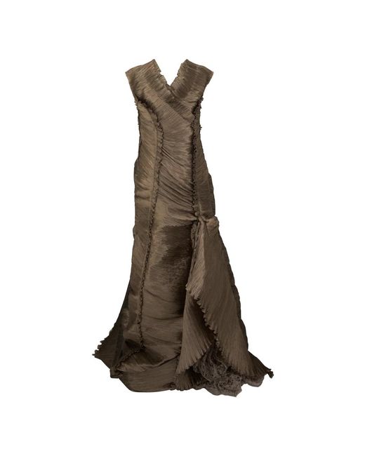 Alberta Ferretti Brown Gowns