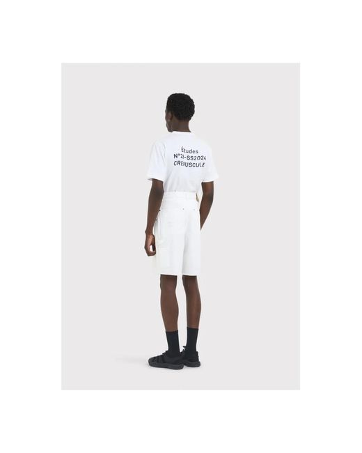 Études - shorts > casual shorts Etudes Studio pour homme en coloris White
