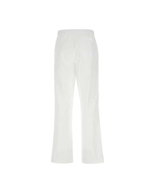 Aspesi Wide Trousers in het White voor heren