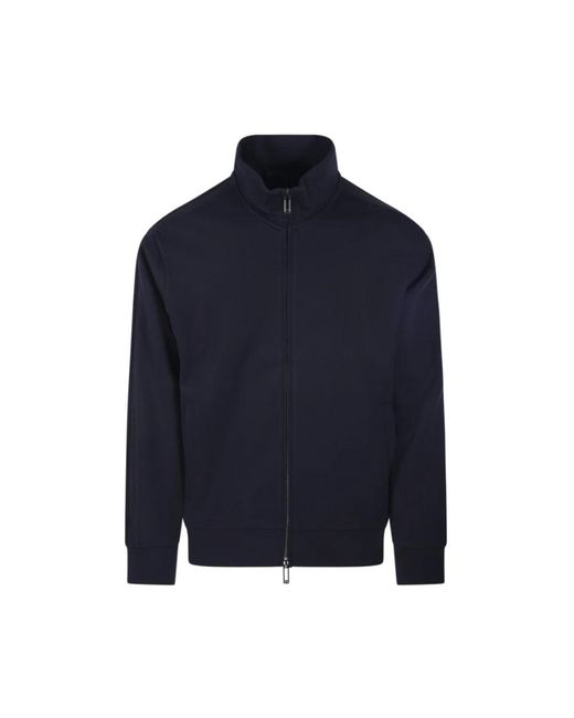 Emporio Armani Blue Zip-Throughs for men