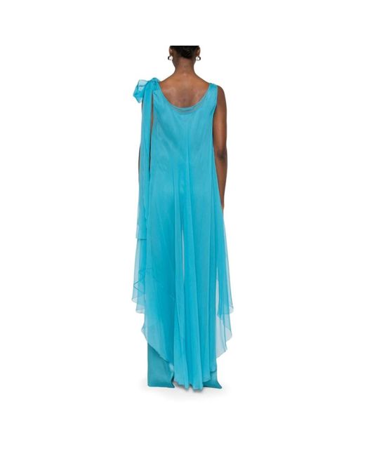 Alberta Ferretti Blue Jumpsuits