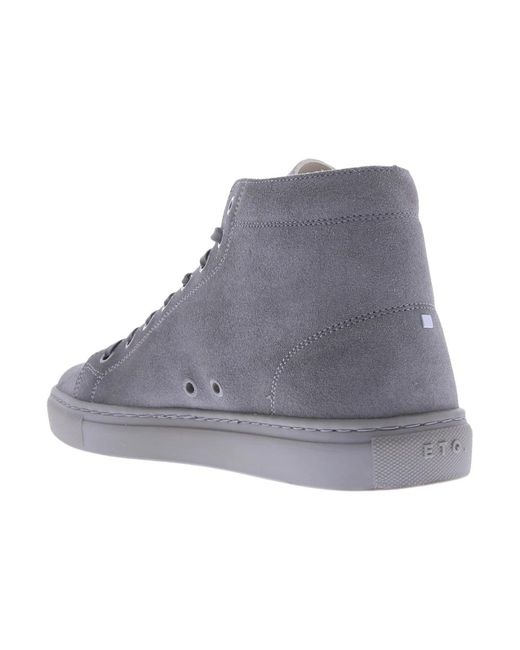 ETQ Amsterdam Gray Laced Shoes for men