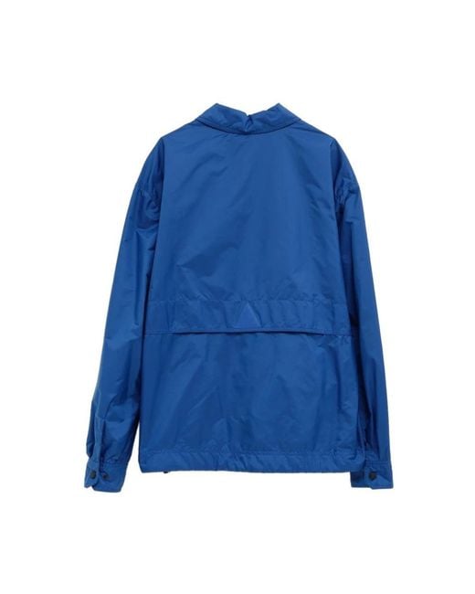 Moncler Blue Light Jackets for men