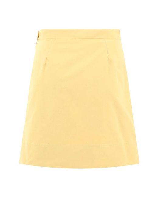 Aspesi Rokken ,Geel ,Katoen Gele Abigayle Rok Voor Casual Uitstapjes in het Yellow