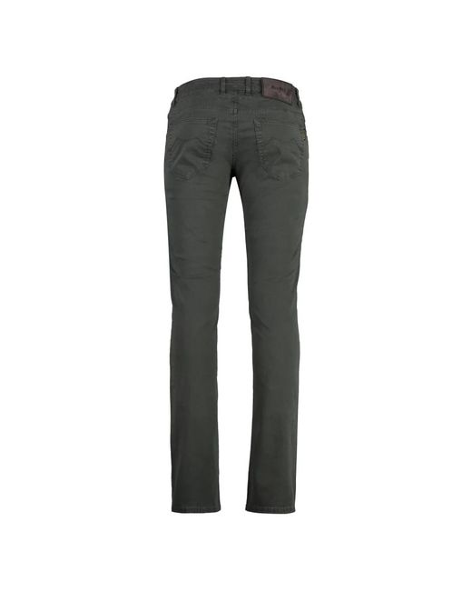 Moorer Slim Fit Jeans Mit Metall-Details in Gray für Herren