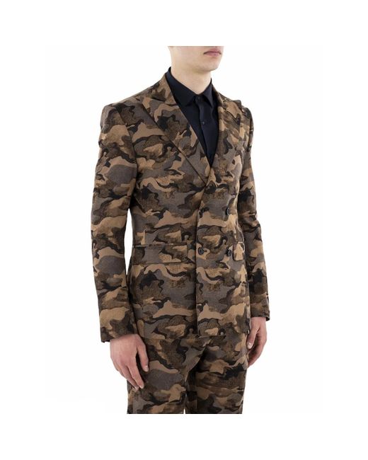 Cor Sine Labe Doli Brown Blazers for men