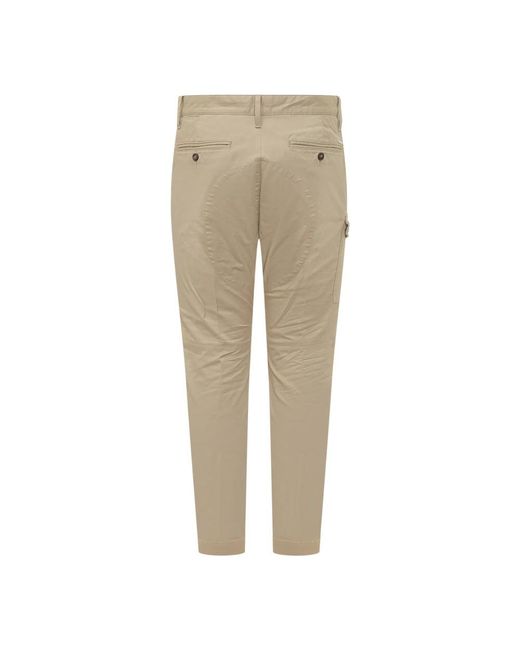 DSquared² Broeken ,Katoen Cargo Pant in het Natural voor heren