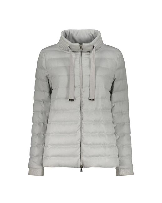 Herno Gray Down Jackets
