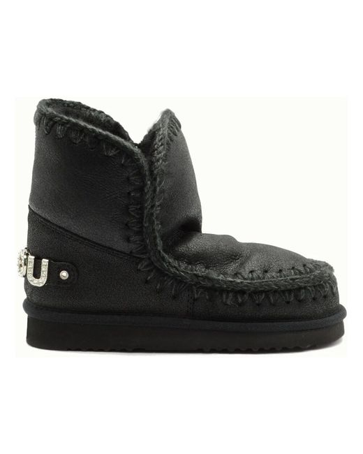 Winter Boots Mou en coloris Black