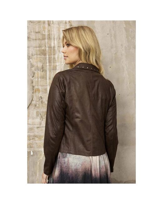 iN FRONT Brown Light Jackets
