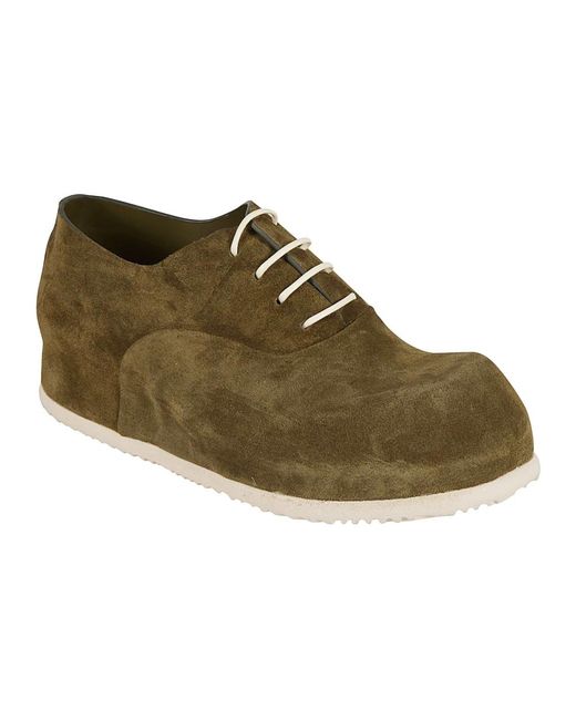 Premiata Green Laced Shoes for men