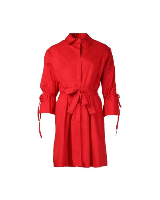 Liu Jo Red Shirt Dresses