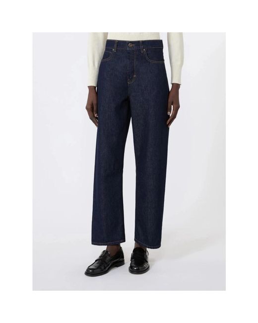 Weekend by Maxmara Blue Straight Fit Jeans