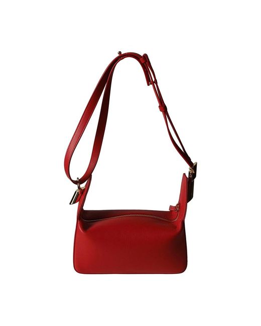 Lanvin Red Shoulder Bags