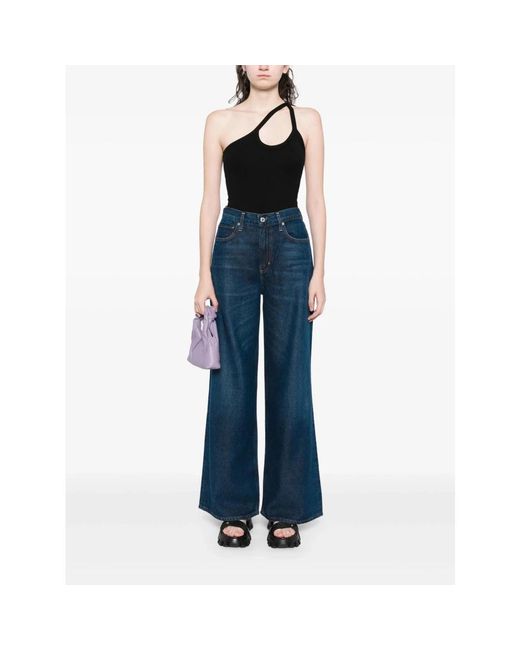 Citizens of Humanity Blue Wide Jeans