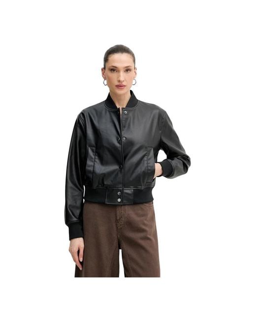 ARMANI EXCHANGE Black Bomber Jackets