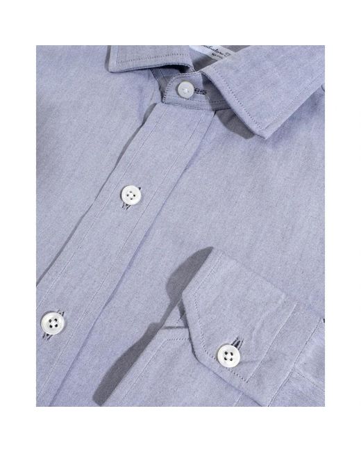 Salvatore Piccolo Blue Casual Shirts for men