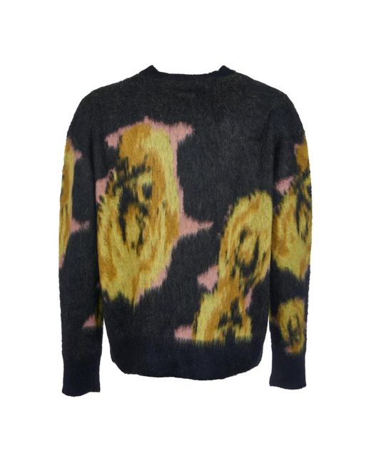 MSGM Black Round-Neck Knitwear for men