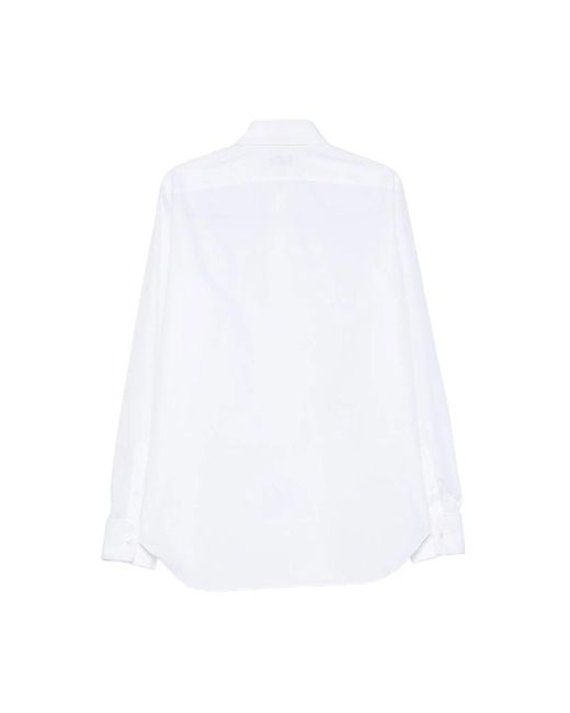 Finamore 1925 White Formal Shirts for men