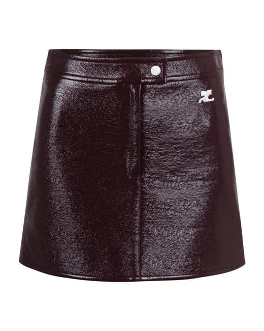Courreges Purple Short Skirts