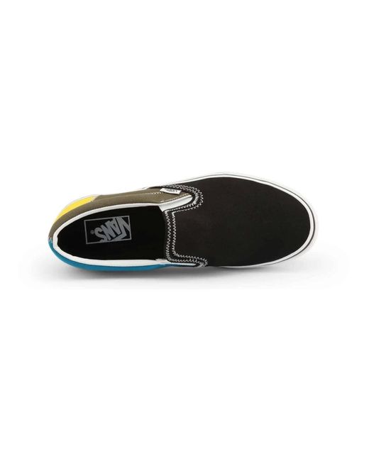 Vans Slip-on sneakers elastisch runde spitze in Black für Herren