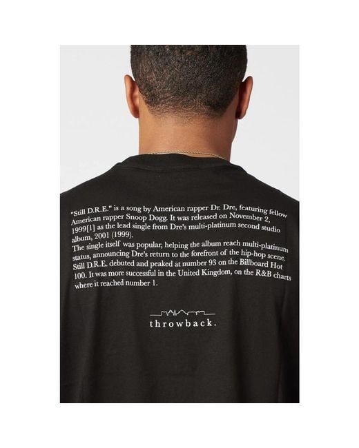 Throwback. Black T-Shirts for men