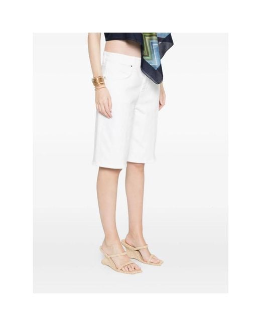 Closed White Denim Shorts