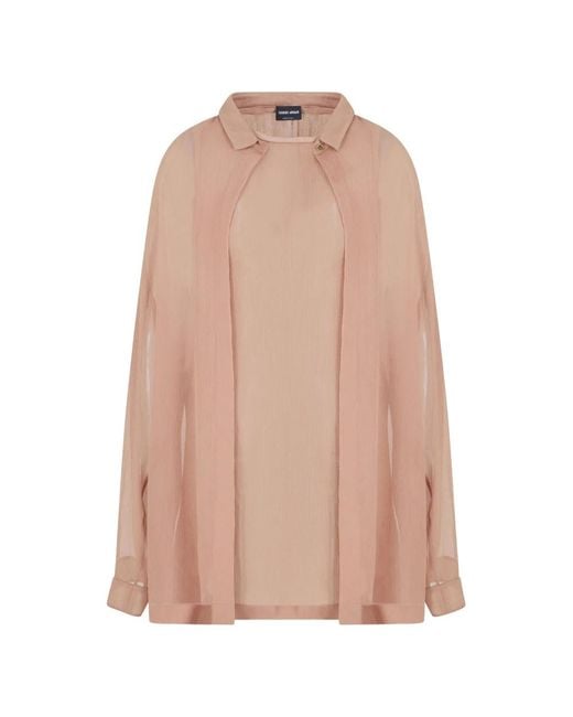 Giorgio Armani Pink Blouses