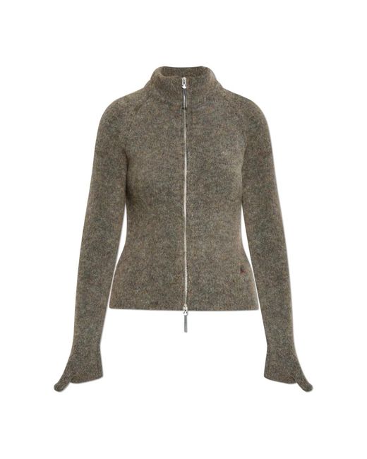 Roa Truien & Vesten ,Bruin ,Wol Cardigan Tasna in het Green