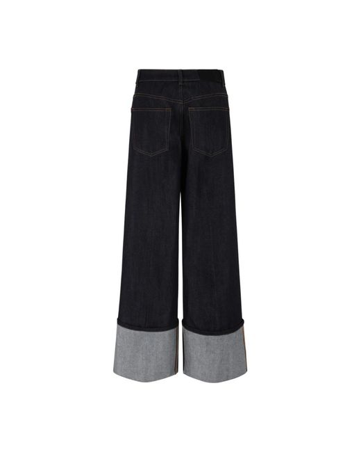 Givenchy Raw Turn-Up Jeans in het Black