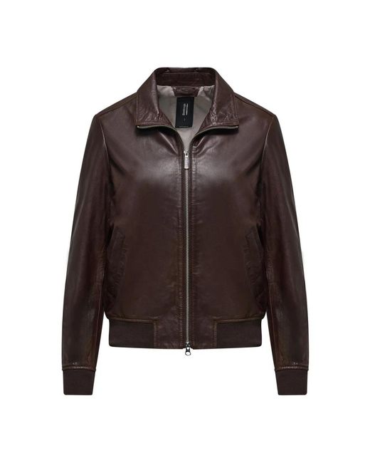 Leather Jackets Bomboogie en coloris Brown