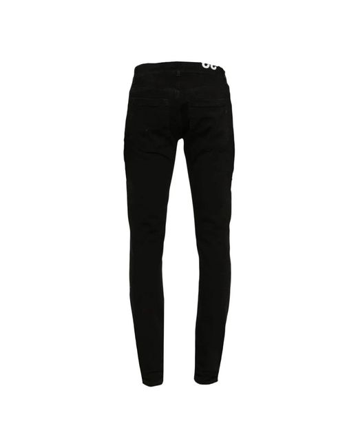 Dondup Black Slim Fit Jeans for men
