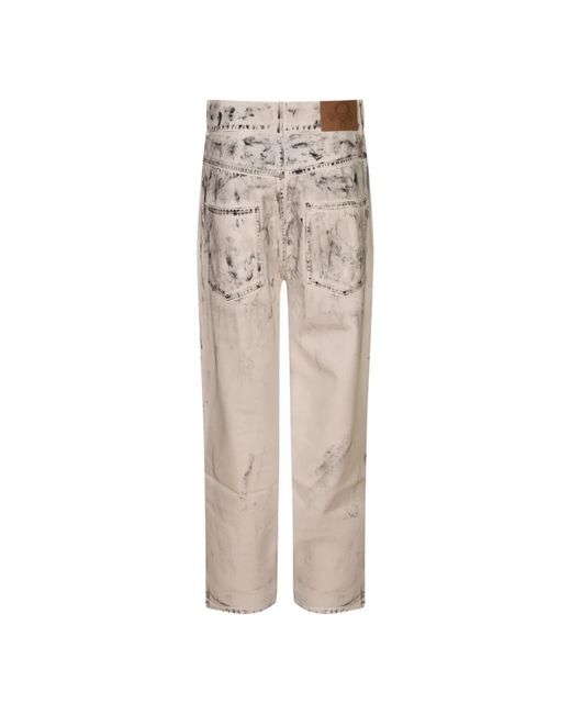 Moschino Natural Straight Fit Jeans
