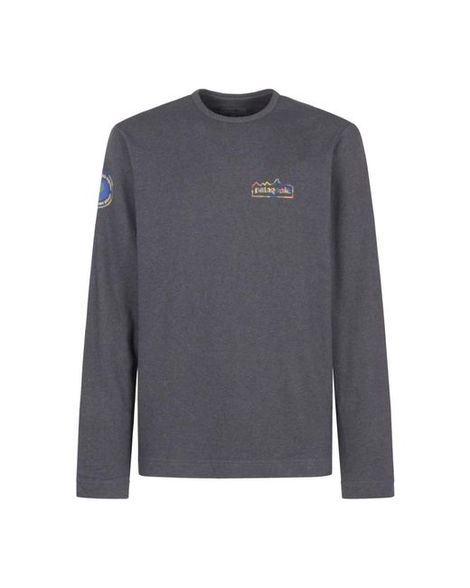 Patagonia Gray Long Sleeve Tops for men