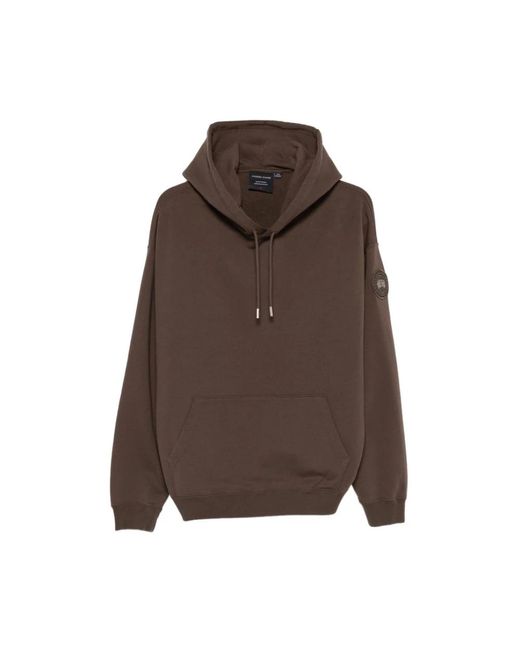 Canada Goose Brown Hoodies for men