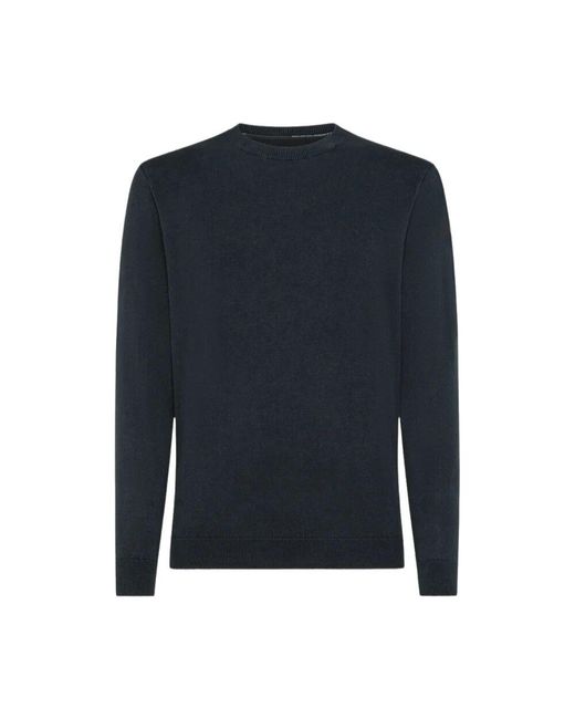 Rrd Blauer Strickpullover Rundhals in Blue für Herren
