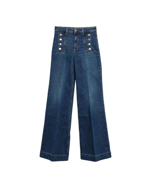ViCOLO Wide Jeans in het Blue