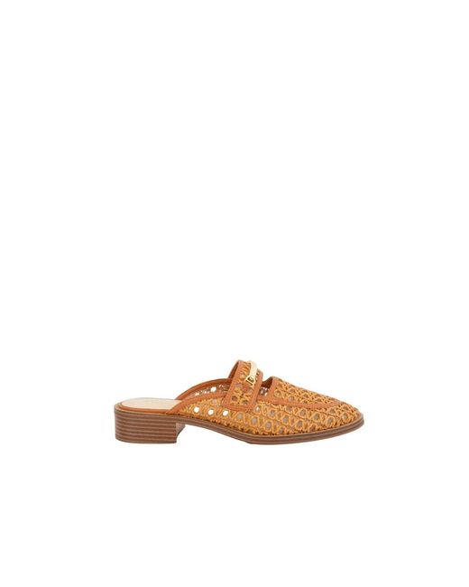 Twinset Brown Heeled Mules