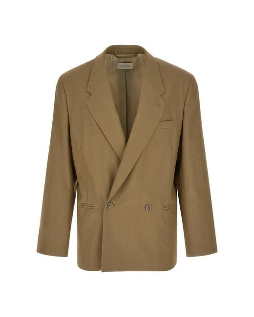 Lemaire Green Blazers for men